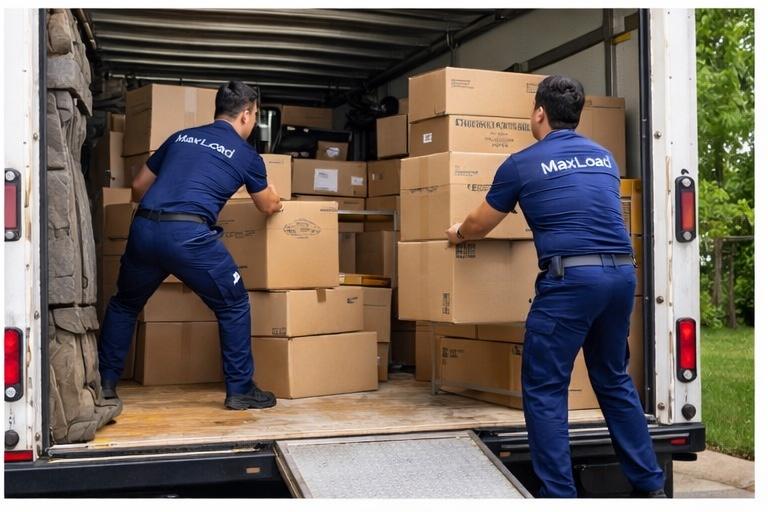 MaxLoad movers loading a truck